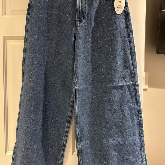 Classic Blue Denim Flare & Wide Leg Jeans - Picture 6 of 6